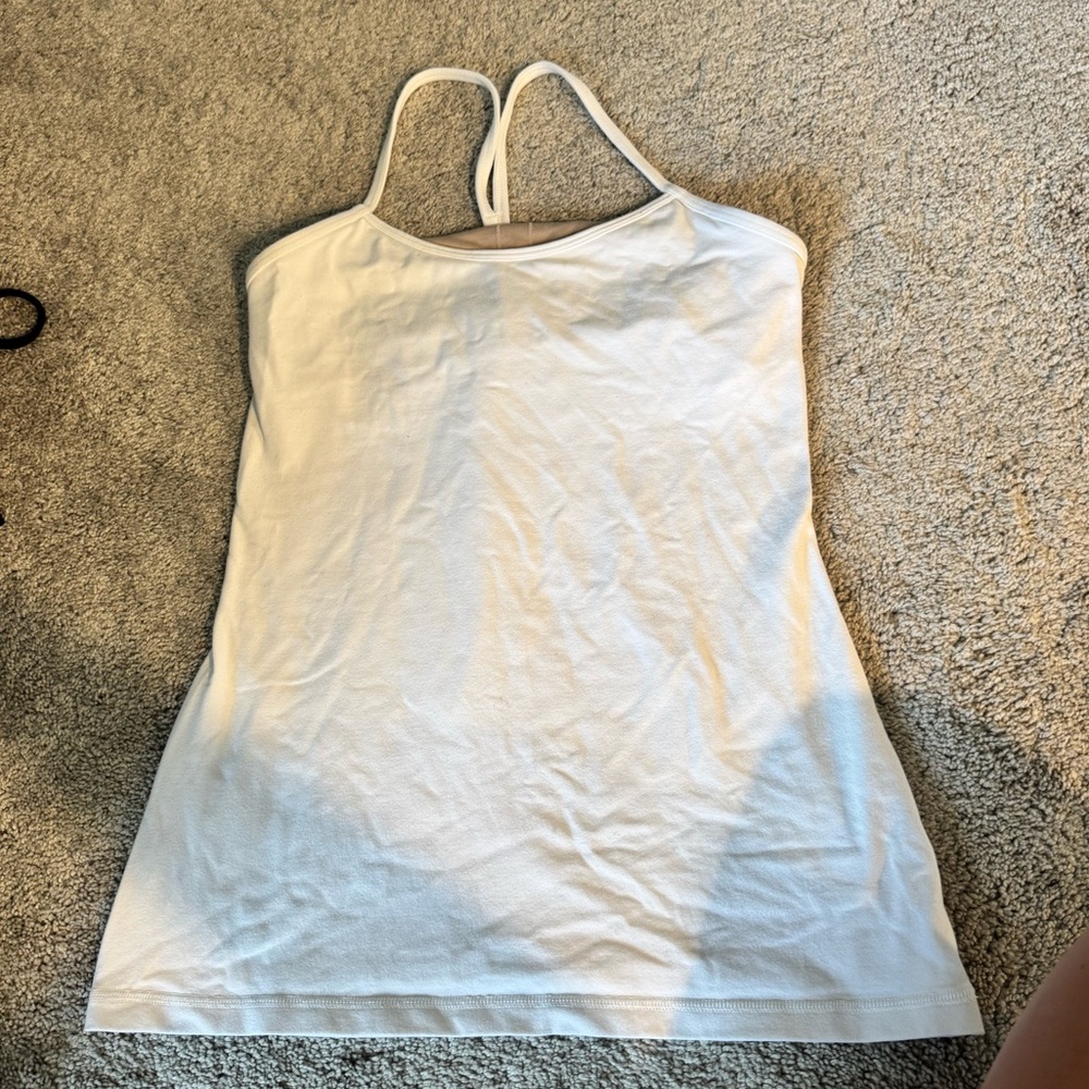 Lulu Lemon Y Tank Top - White